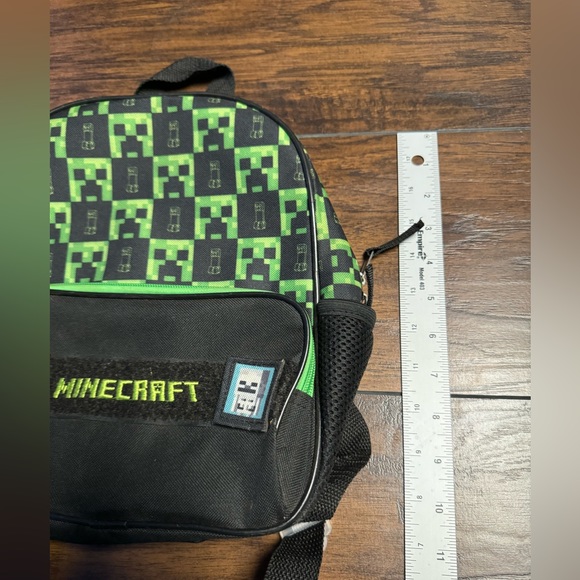 Minecraft Kids School Backpack 2 Pockets Hunger Games Accessories - Picture 4 of 6
